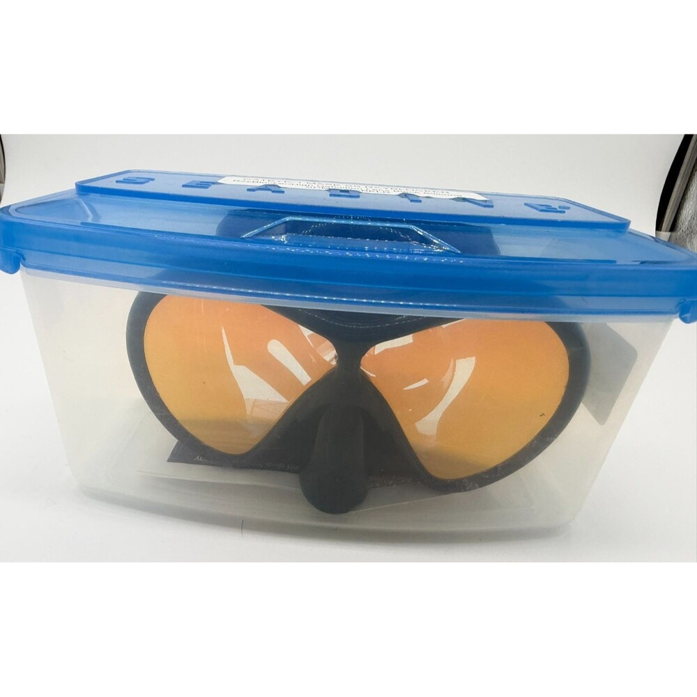 SeaDive CatEye 1 RayBlocker HD Scuba Dive Mask Black Silicone NIB with Case